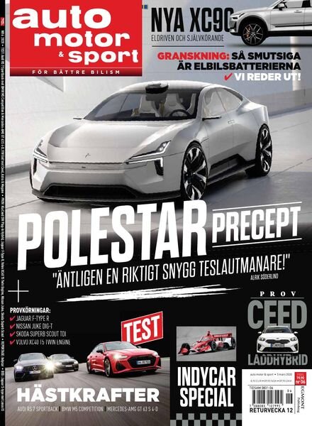 Auto Motor & Sport Sverige – 05 mars 2020 Cover