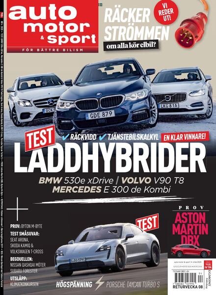 Auto Motor & Sport Sverige – 06 februari 2020 Cover