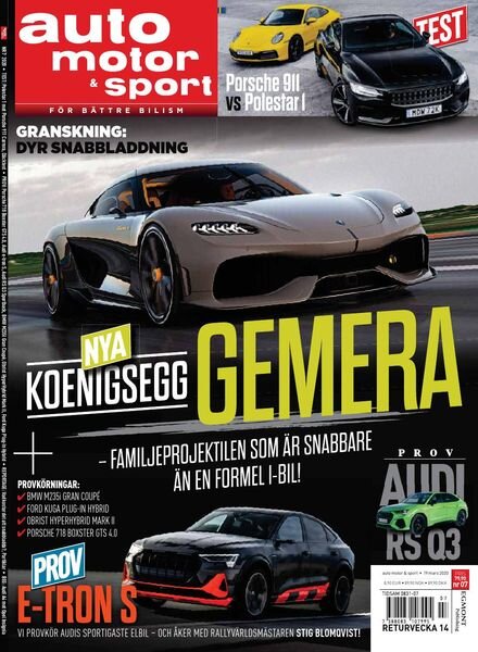 Auto Motor & Sport Sverige – 19 mars 2020 Cover