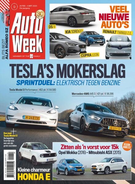 AutoWeek Netherlands – 26 februari 2020 Cover