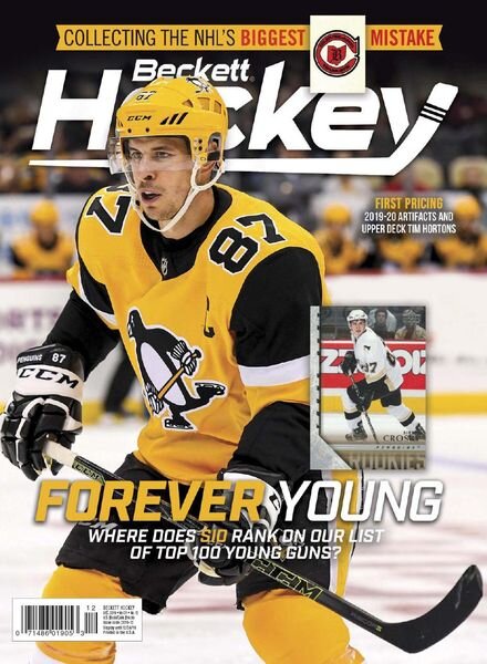 Beckett Hockey – December 2019 Cover