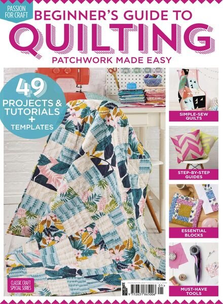 Beginner’s Guide to Quilting – February 2020 Cover