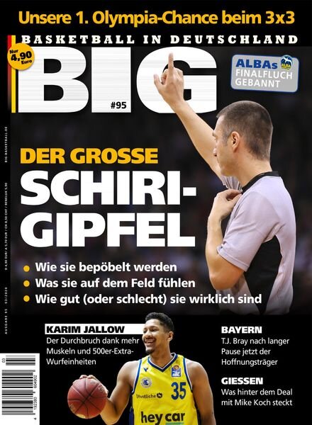 BIG Basketball in Germany – Marz 2020 Cover