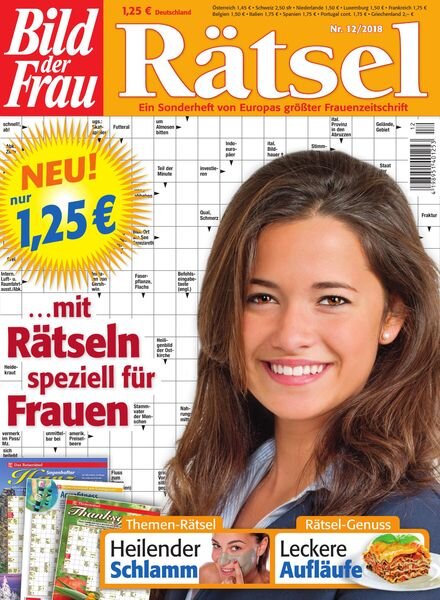 Bild der Frau Ratsel – Dezember 2018 Cover