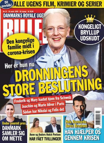 Billed-Bladet – 19 marts 2020 Cover