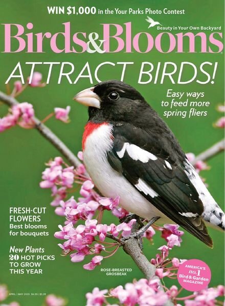 Birds & Blooms – April-May 2020 Cover