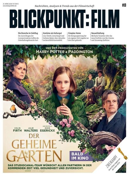 Blickpunkt Film – 23 Marz 2020 Cover