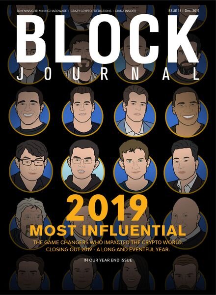 Block Journal – Issue 14 – December 2019 Cover