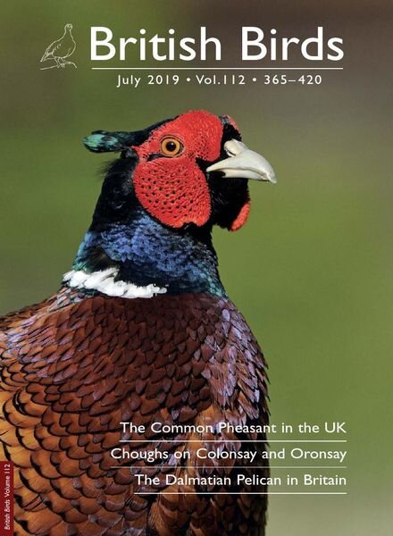 British Birds – July 2019 Cover