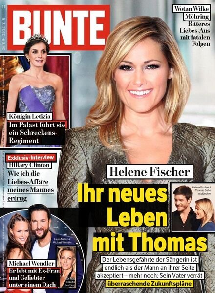 Bunte – 5 Marz 2020 Cover