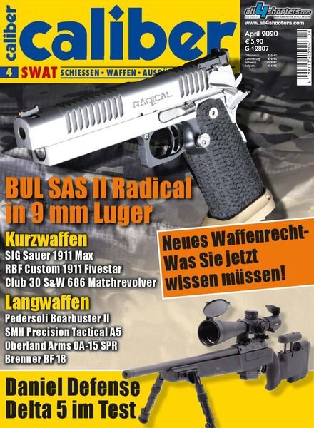 Caliber SWAT Germany – April 2020 Cover