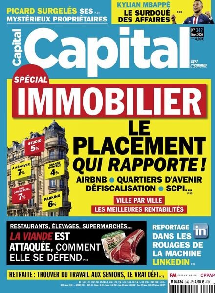 Capital France – Mars 2020 Cover