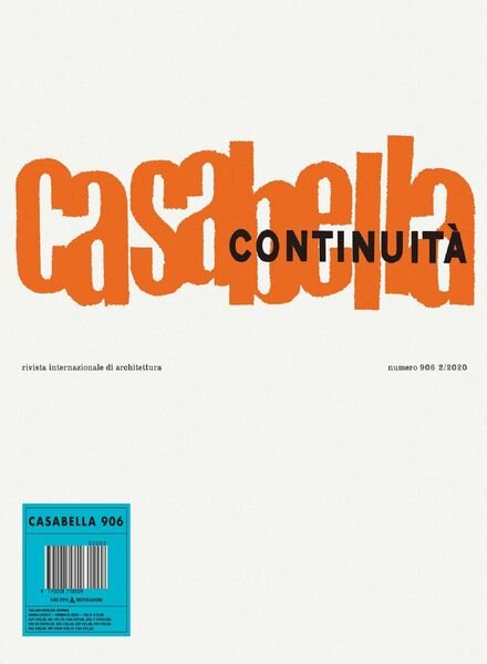 Casabella – marzo 2020 Cover