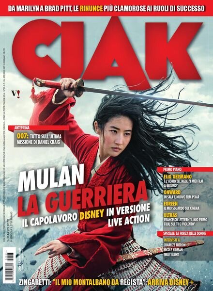 Ciak – Marzo 2020 Cover