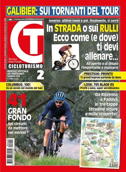 Cicloturismo – Febbraio 2020 Cover