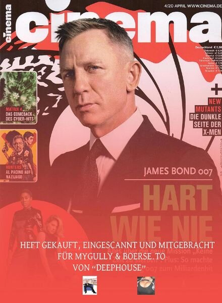 Cinema Germany – April 2020 Cover