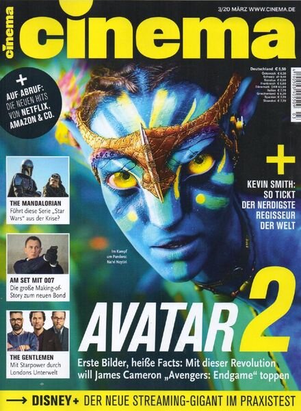 Cinema Germany – Marz 2020 Cover