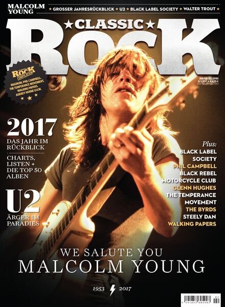 Classic Rock Germany – Januar-Februar 2018 Cover