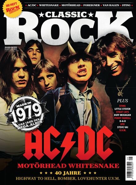 Classic Rock Germany – Juli-August 2019 Cover