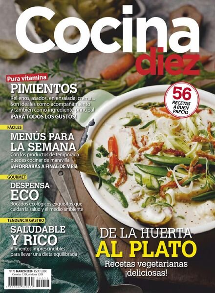 Cocina Diez – marzo 2020 Cover