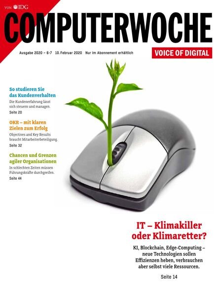 Computerwoche – 10 Februar 2020 Cover