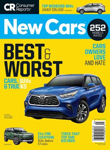 Consumer Reports New Cars – May 2020 Cover