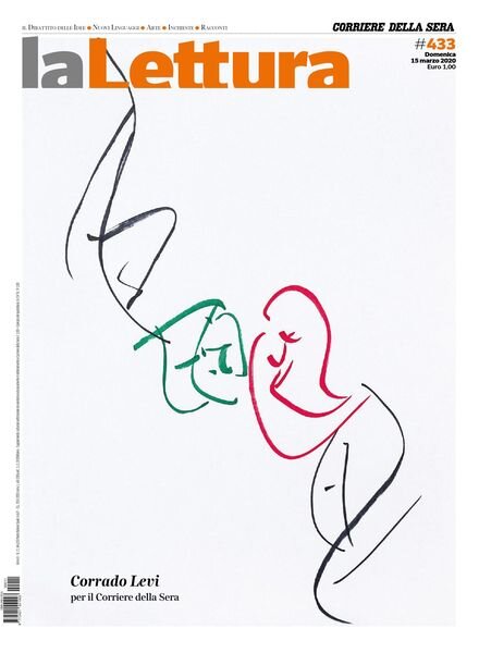 Corriere della Sera La Lettura – 15 marzo 2020 Cover