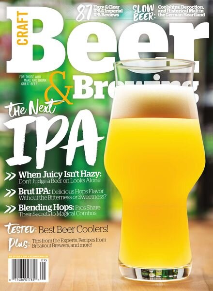 Craft Beer & Brewing – August-September 2018 Cover