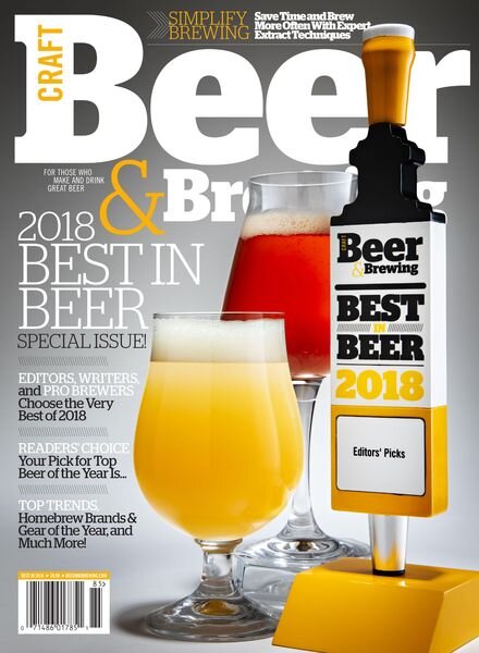 Craft Beer & Brewing – Best in 2018 Cover