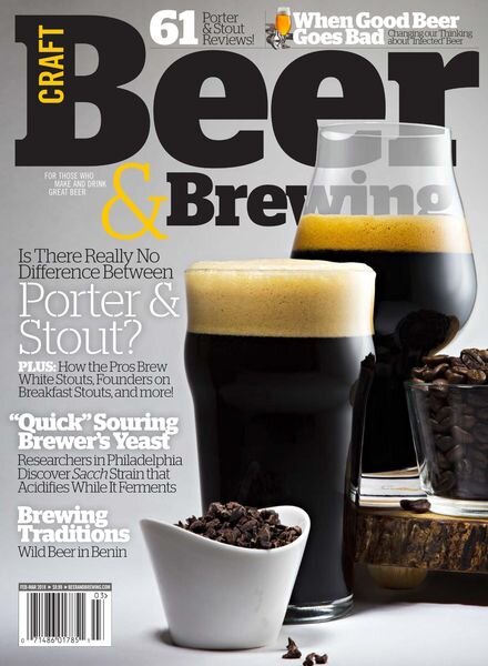 Craft Beer & Brewing – February-March 2018 Cover