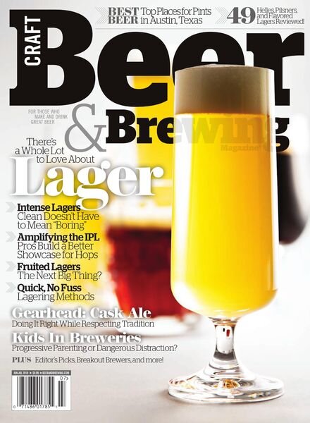 Craft Beer & Brewing – June-July 2018 Cover