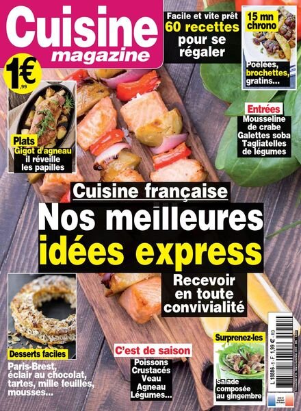 Cuisine Magazine – mars 2019 Cover