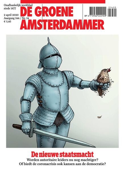 De Groene Amsterdammer – 03 april 2020 Cover