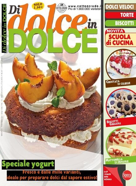 Di Dolce in Dolce – Luglio-Agosto 2018 Cover