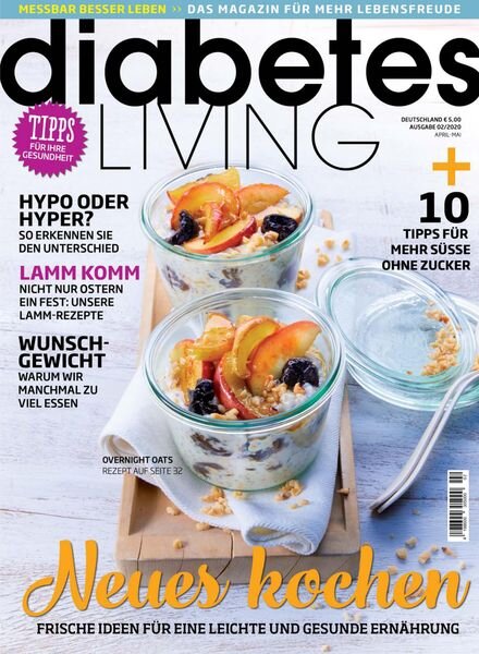 Diabetes Living Germany – April-Mai 2020 Cover
