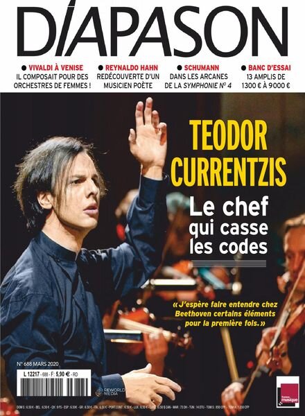 Diapason – mars 2020 Cover