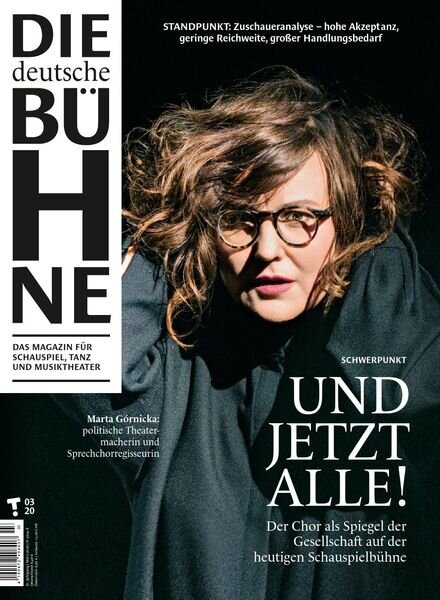 Die Deutsche Buhne – Marz 2020 Cover