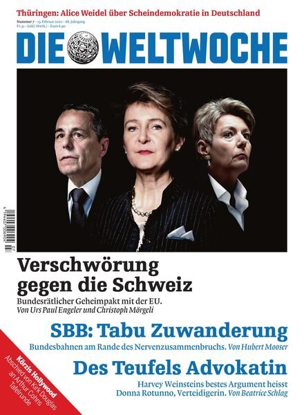 Die Weltwoche – 13 Februar 2020 Cover