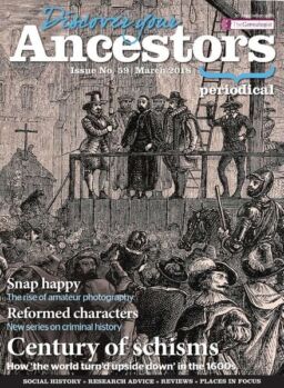 Discover Your Ancestors – March 2018