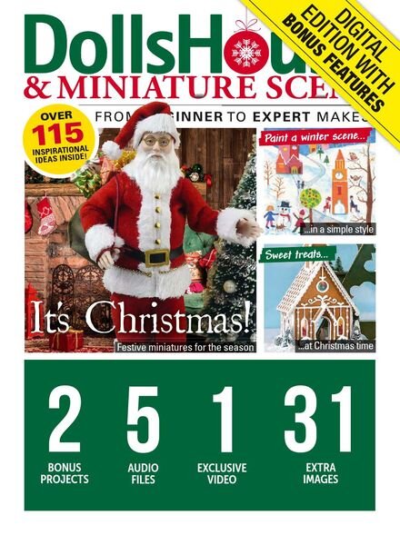 Dolls House & Miniature Scene – Issue 307 – December 2019 Cover