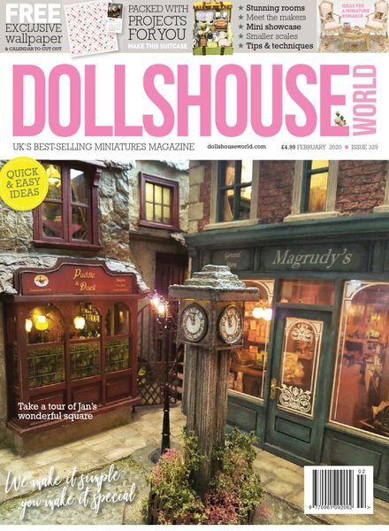 Dolls House World – Issue 329 – February 2020 Cover