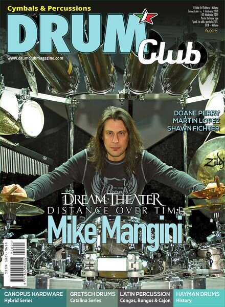 Drum Club Magazine – Febbraio 2019 Cover