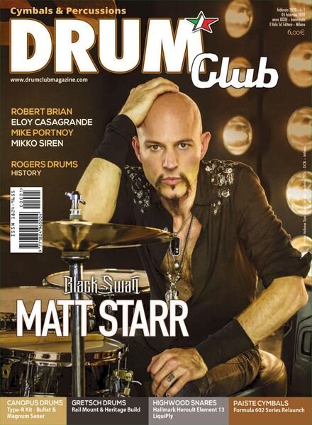 Drum Club Magazine – Febbraio 2020 Cover