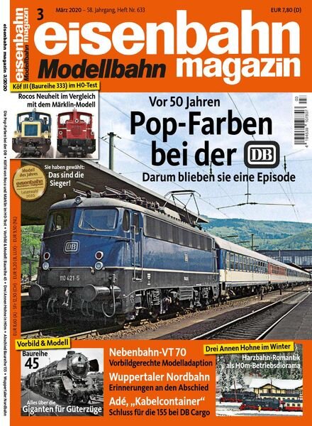 Eisenbahn Magazin – Marz 2020 Cover