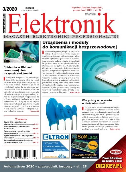 Elektronik – Marzec 2020 Cover