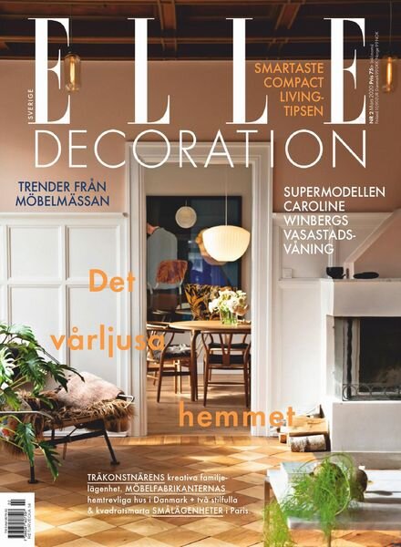 Elle Decoration Sweden – March 2020 Cover