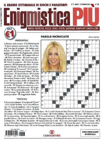 Enigmistica PIU – 25 Febbraio 2020 Cover