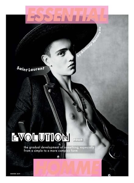 Essential Homme – Winter 2019 Cover