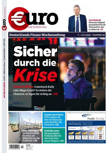 Euro am Sonntag – 07 Marz 2020 Cover