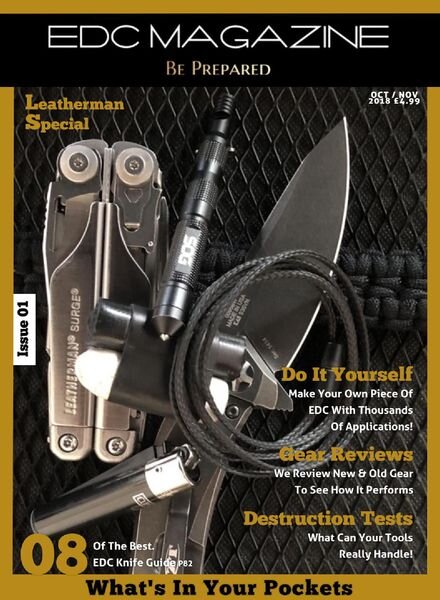 EveryDay Carry Magazine – October-November 2018 Cover